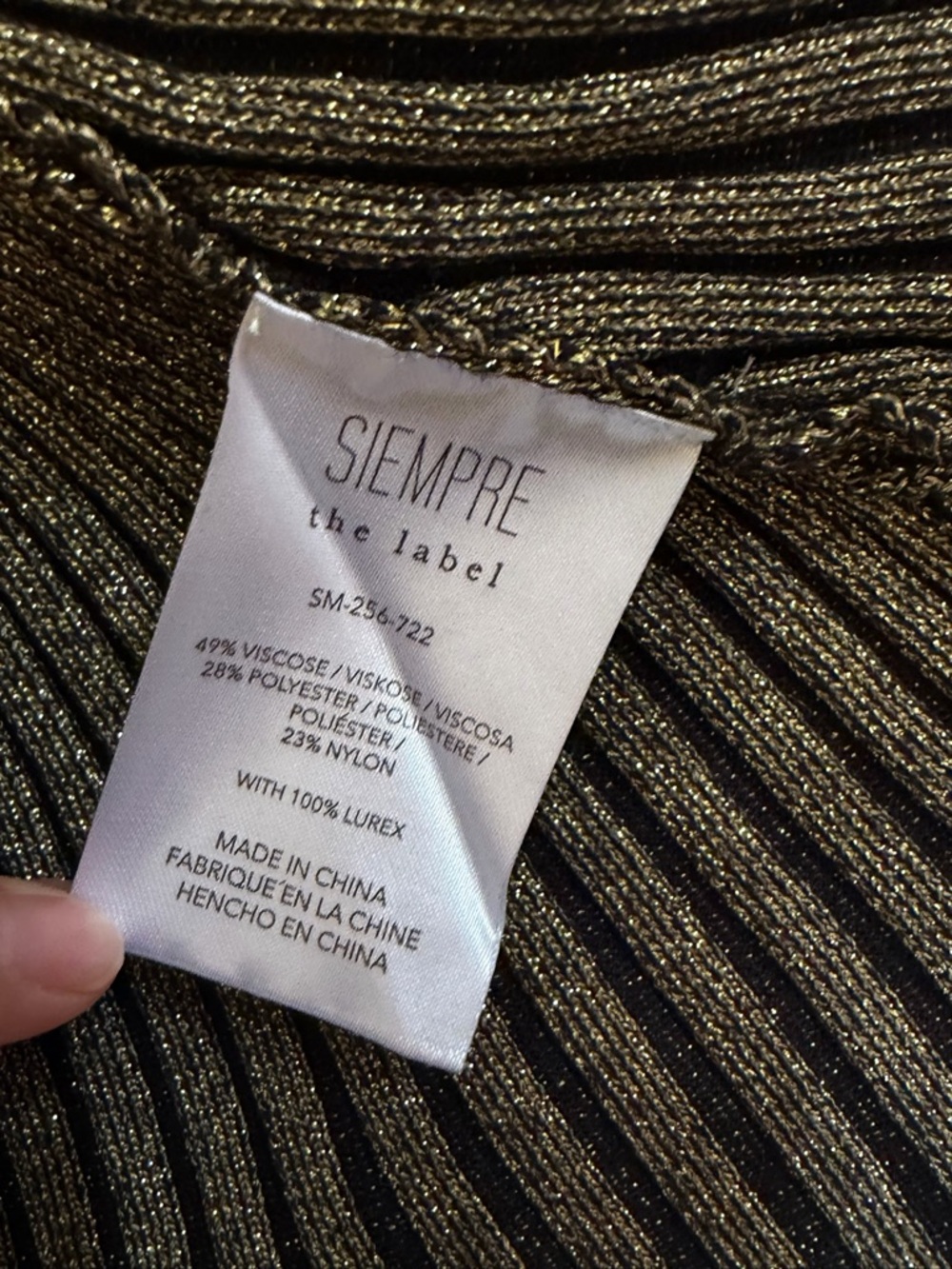 Anthropologie Siempre Multi Tiered Shimmer Knit Fabrication Mididress Size: S - Picture 5 of 6